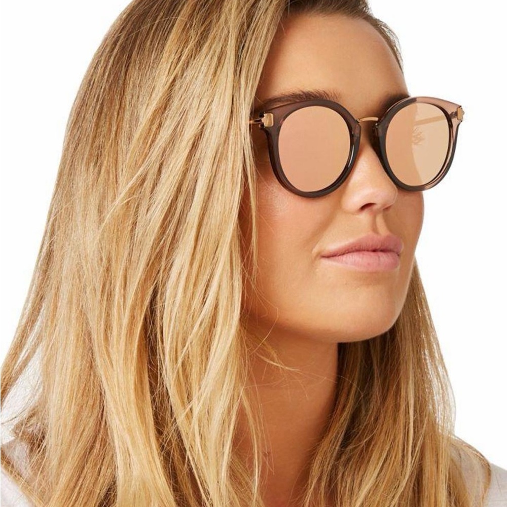 Le Specs Women’s Round Mirrored Sunglasses 51mm